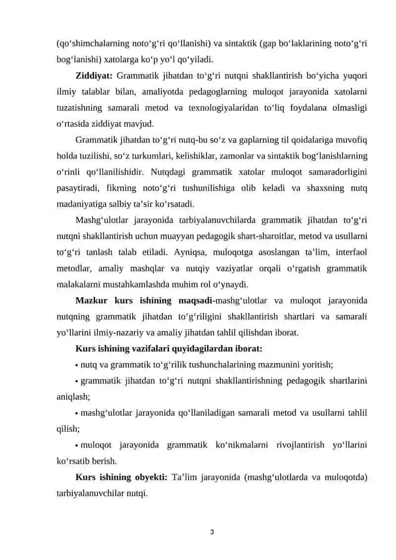 Nutqning grammatik jihatdan to‘g‘riligini shakllantirish shartlari va yo‘llari 3