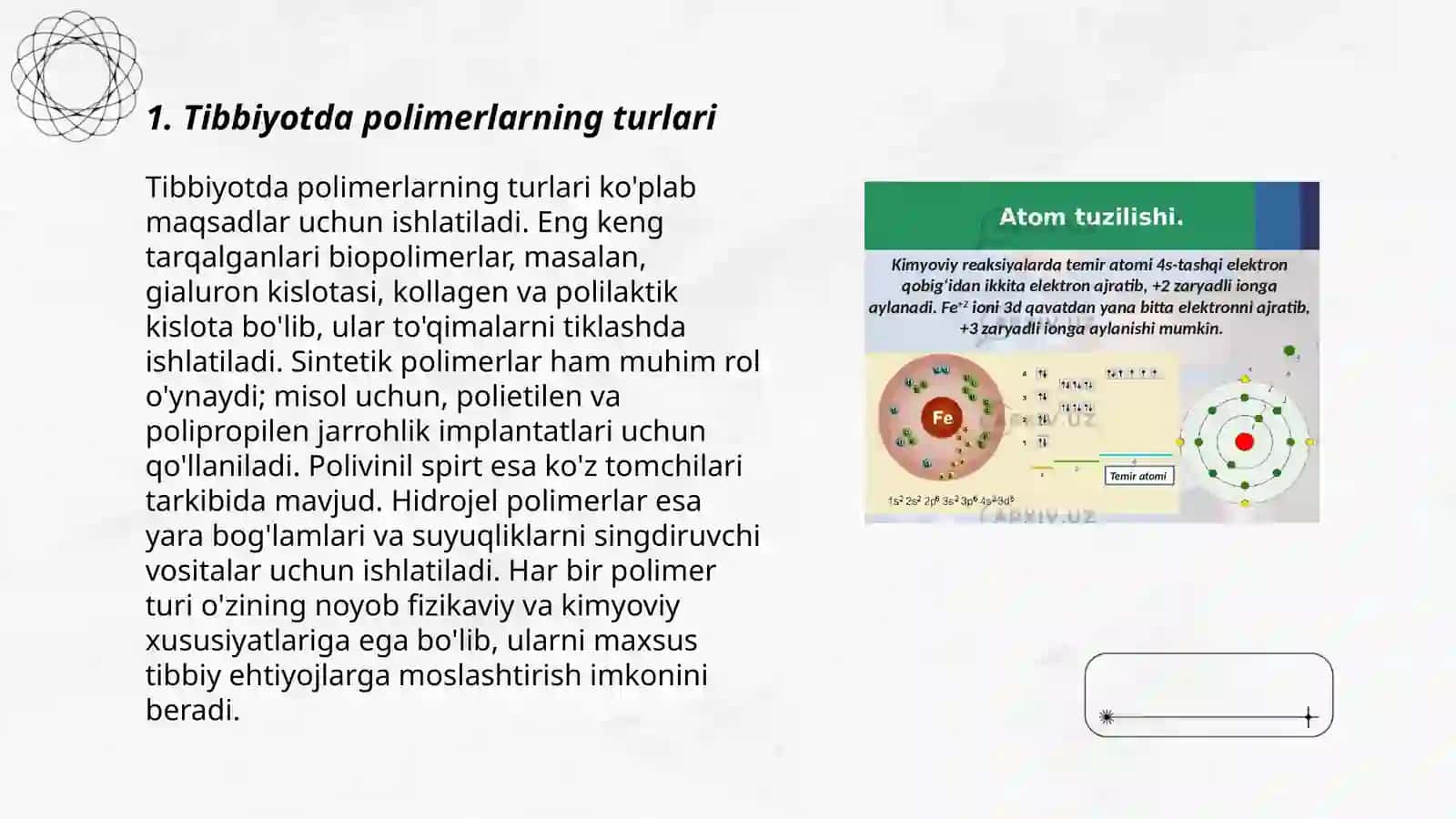 Tibbiyotda polimerlari va istiqbollari 3