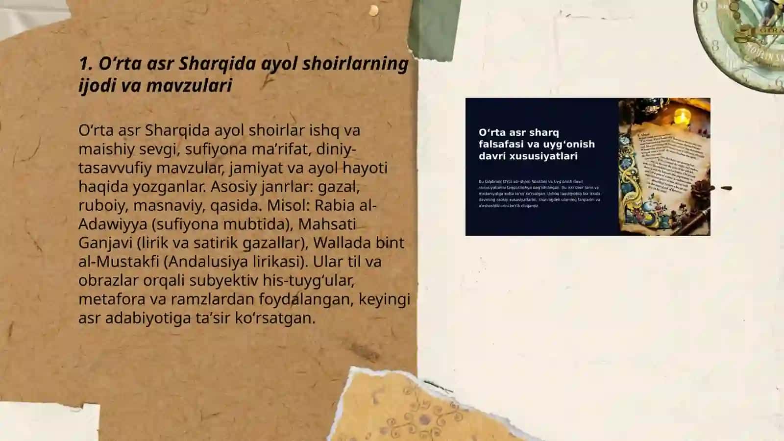 Oʻrta asr Sharq ayollarining ijodiy merosi 3