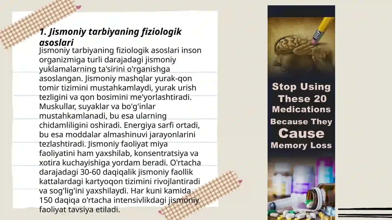 Jismoniy tarbiya mashgʻulotlarining tibbiy-biologik asoslari 3