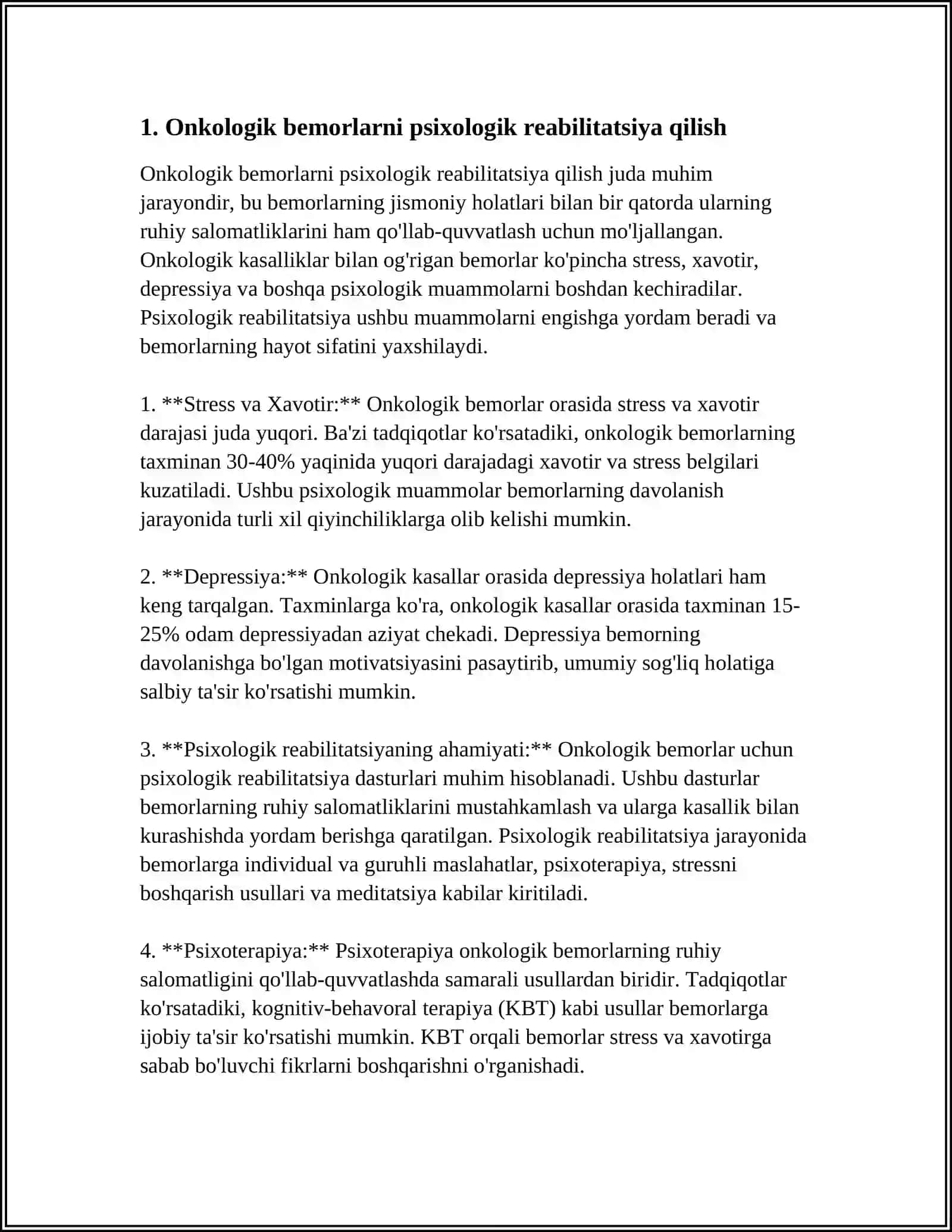 Onkologik bemorlarni reabilitatsiya 3