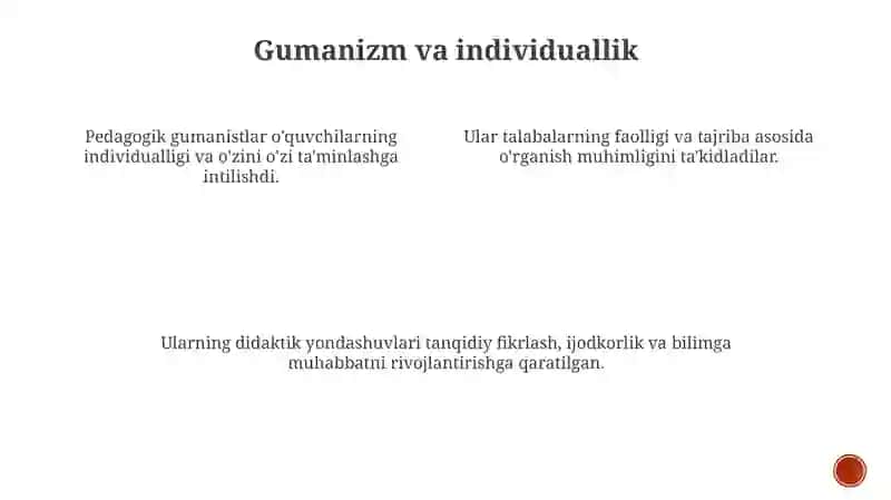 G'Arb Uyg'Onish Davri Pedagogik Namoyondalarining Didaktik G'Oyalari 3