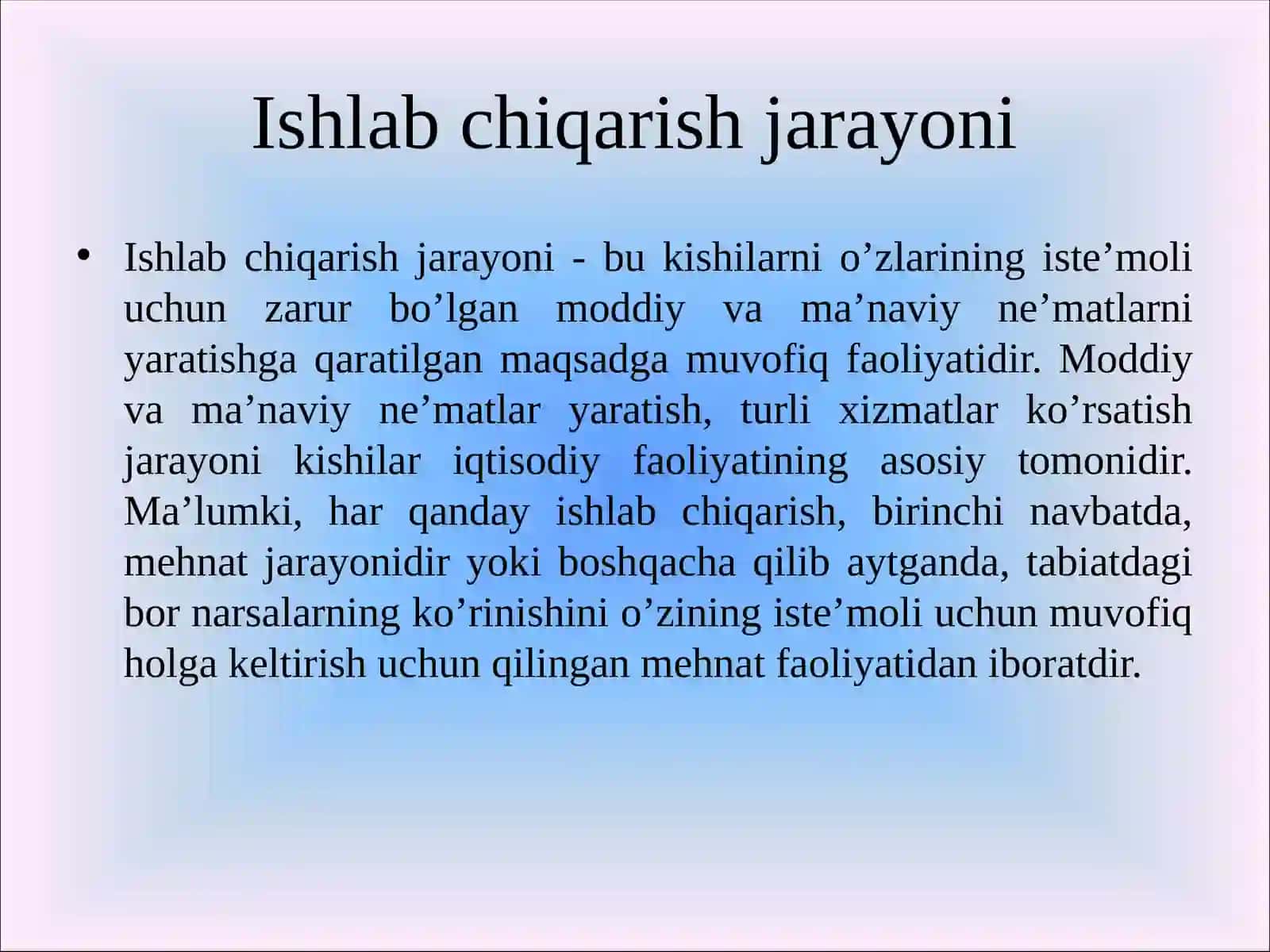 ISHLAB CHIQARISH JARAYONI AUDITI 3