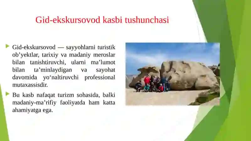 GID-EKSKURSOVODLAR UCHUN MALAKA TALABLARI VA KASBIY RIVOJLANISH YO‘LLARI 3