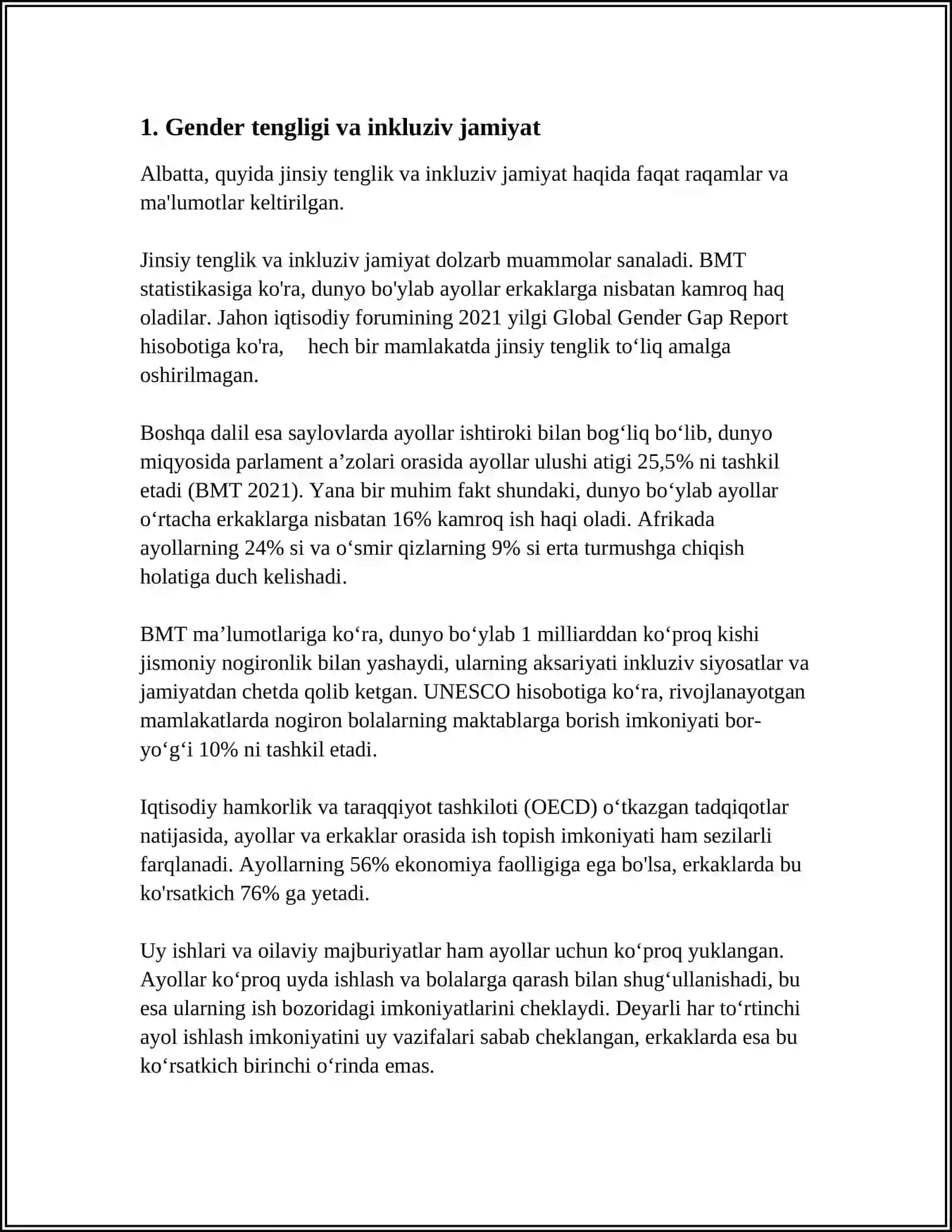 TENG HUQUQLAR VA TENG IMKONIYATLAR SIYOSATI 3