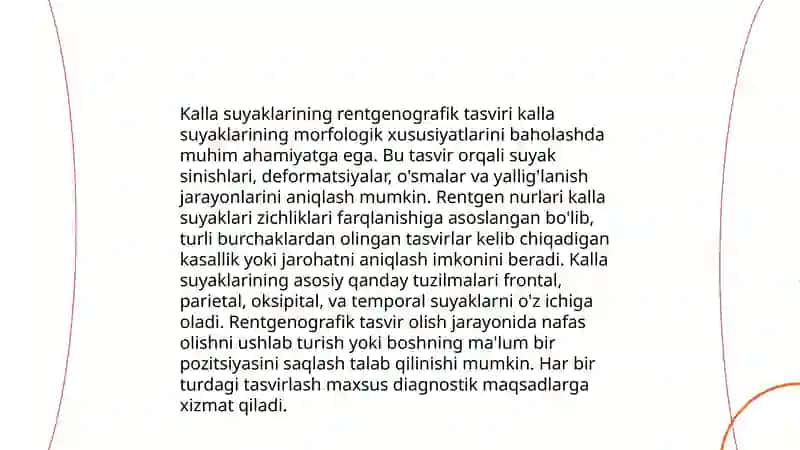 Kalla suyaklarining rentgenanotomiyasi. Kalla suyagining yoshi va jinsiy tavofutlari 3