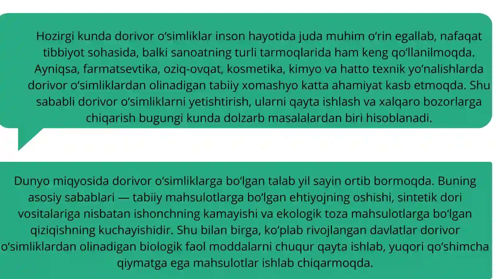 Dorivor o‘simliklarning sanoat va texnikadagi ahamiyati 3