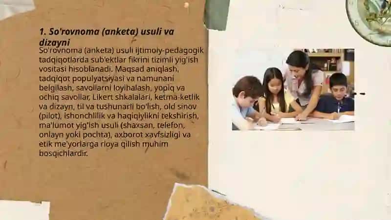 Ijtimoiy pedagogik tadqiqot metodlari 3