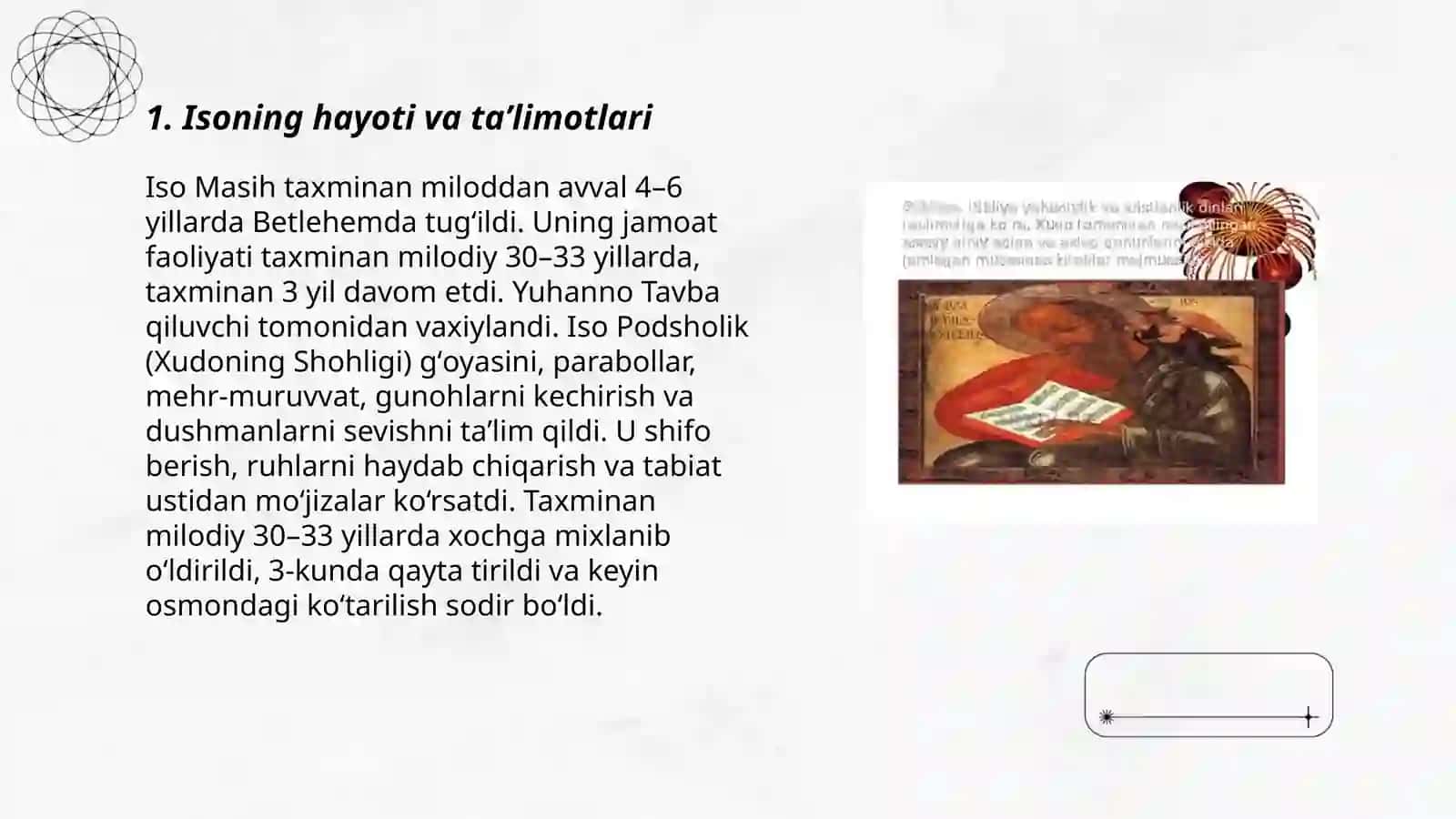 Xristianlikning paydo boʻlishi va tarqalishi 3