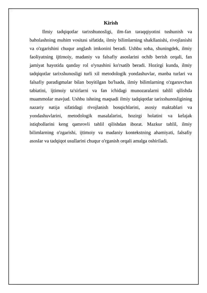 Ilmiy tadqiqotlarning tarixshunosligi nazariy natija sifatida 3