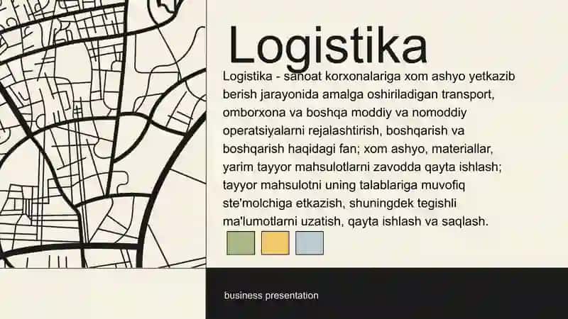 Logistika tizimlarining makro, mikro va mezologik darajalardagi vazifalari hamda tuzilmalari. 3