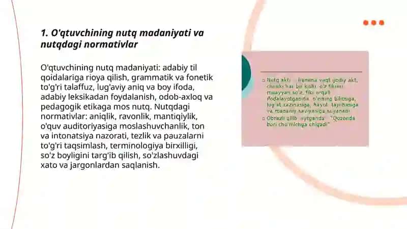 O'qtuvchining nutq faoliyati va muloqot mahorati 3