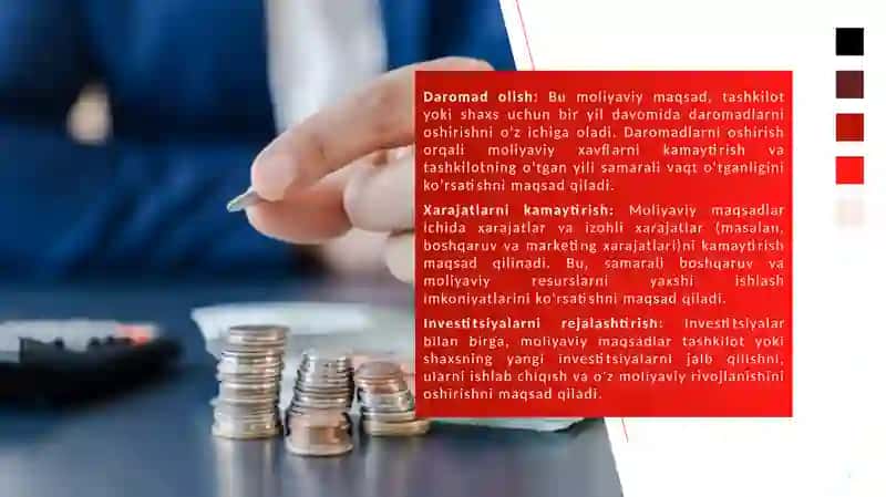 Moliyaviy rejalashtirish va tartibga solish mavzusida taqdimot 3