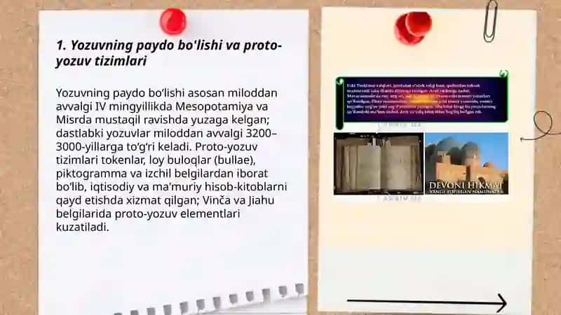 Yozuvning tarixi taraqqiyoti 3