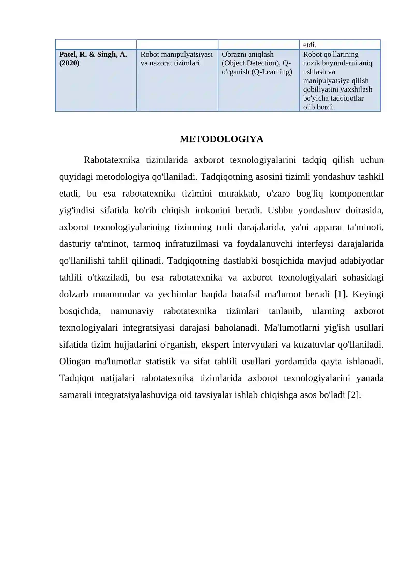 ROBOTATEXNIKA TIZIMLARDA AXBOROT TEXNALOGIYALARI 3