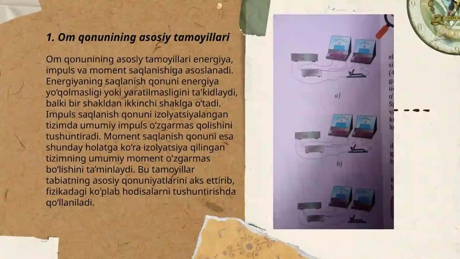 Om qonunining asosiy tamoyillari 3