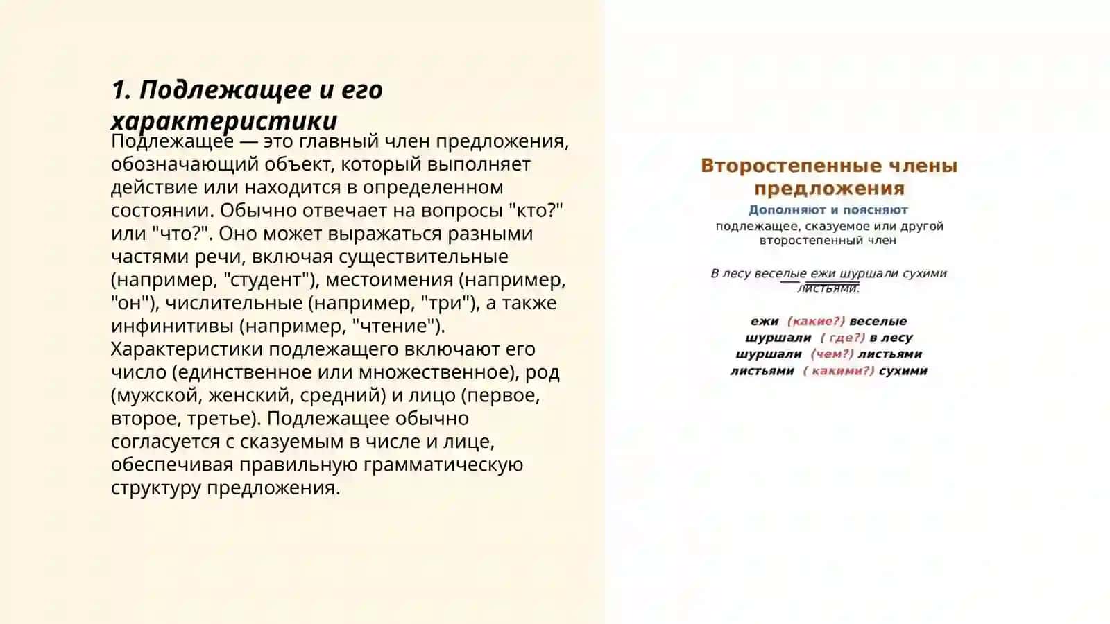 Главные члены предложения.Подлежащее и способы его выражения.Сказуемое,его типы и способы выражения.Второстепенные члены предложене 3