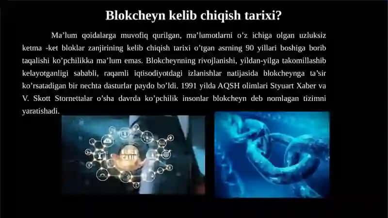 BLОKCHЕYN TЕХNОLОGIYАLАRI 3