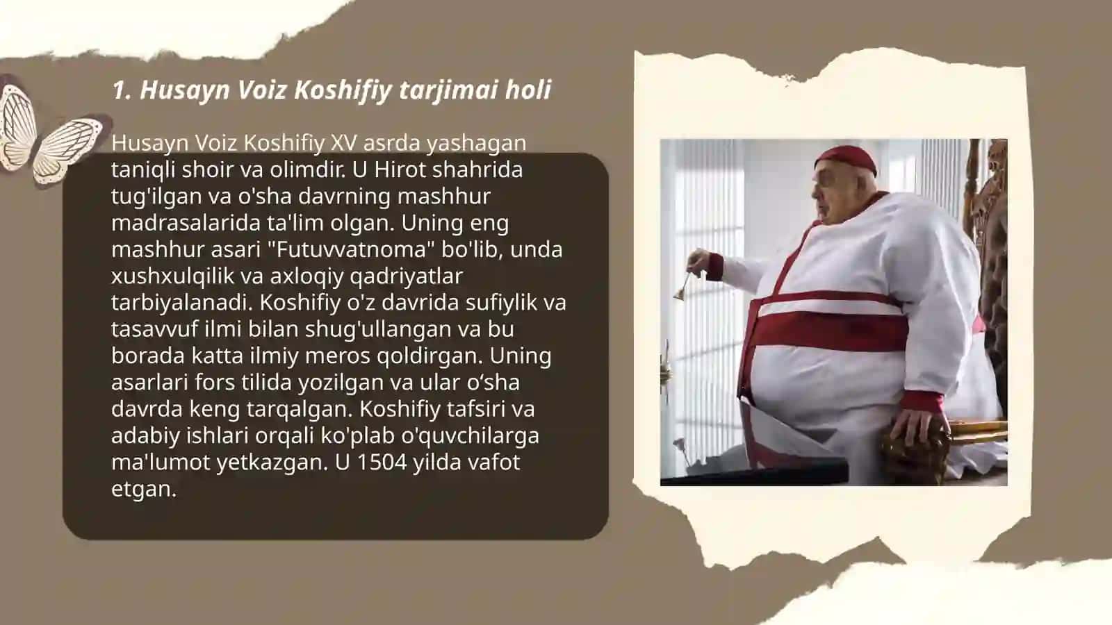 Husayn Voiz Koshifiy-notiq va axloq targʻibotchisi 3