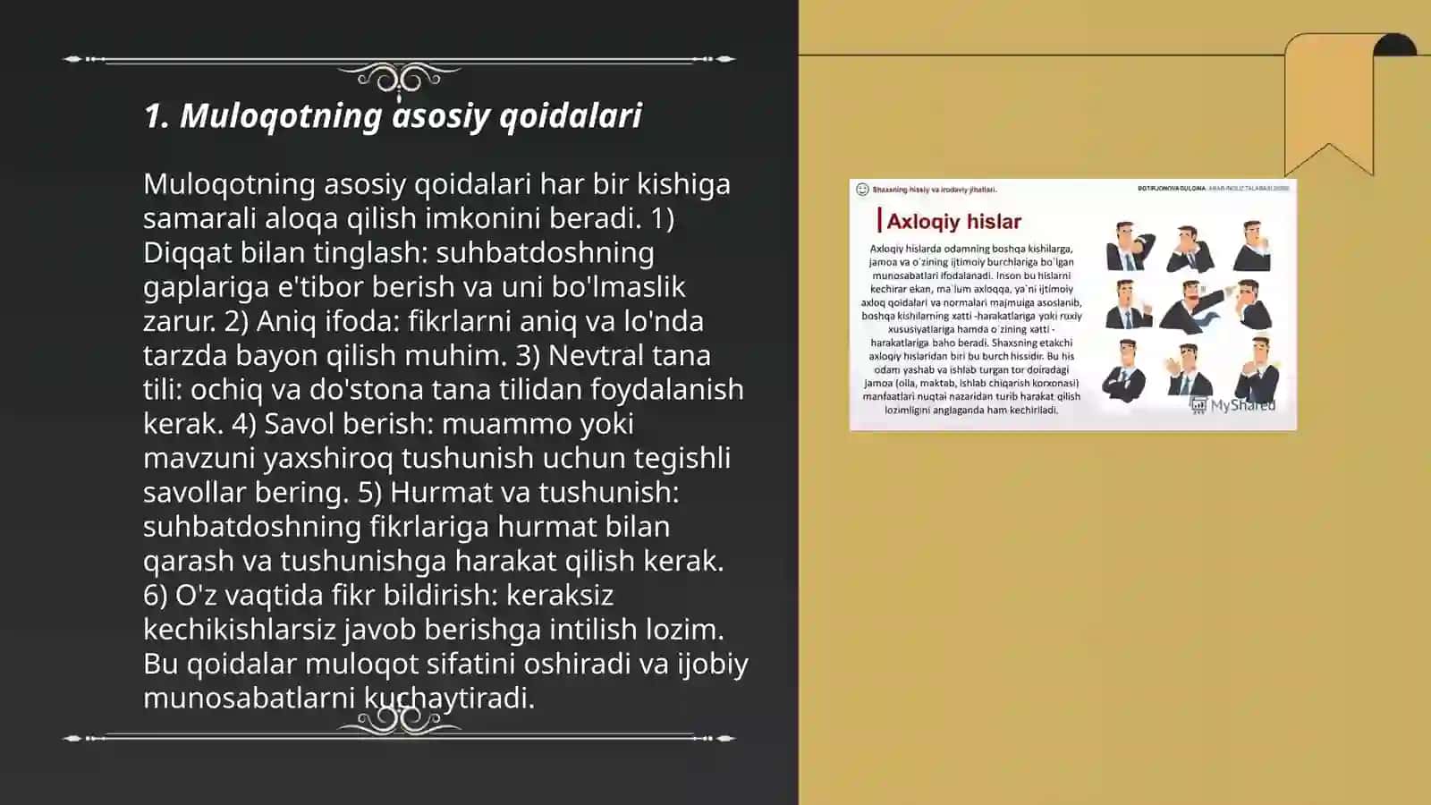 Muloqot psixologiyasi Shaxsning xissiy va irodaviy sohasi 3