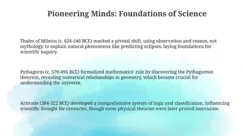Pioneering Minds: Foundations of Science 3