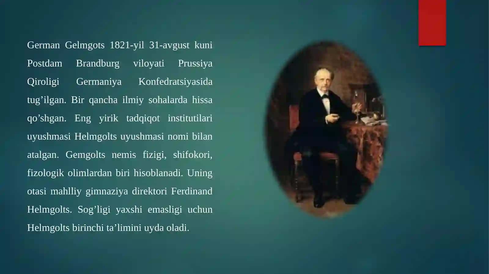 G.Gelmgolts-psixofiziologiyaning asoschisi sifatida 3