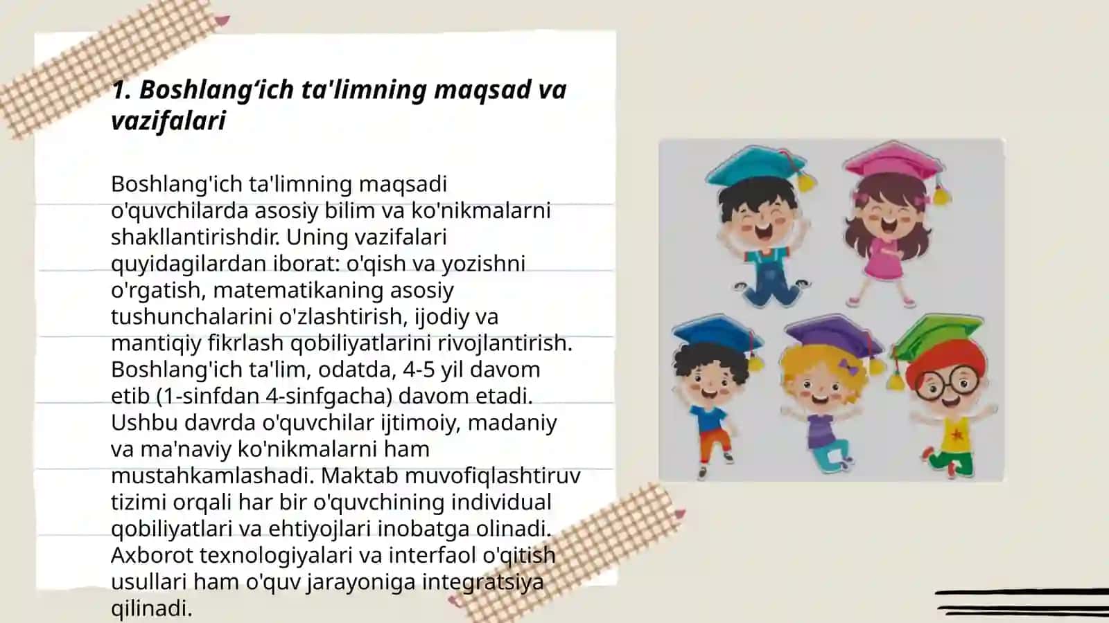 Bolalarni maktabga tayyorlash metodikasi fanining maqsad vavazifalari 3