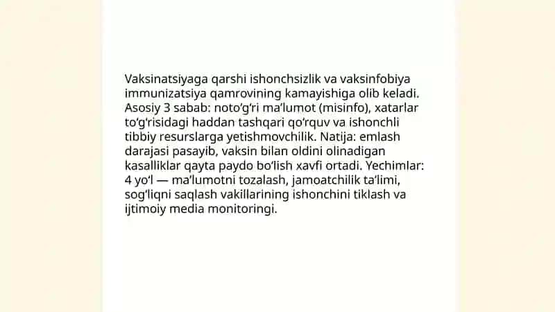 Imunizatsiyadagi muamolar 3