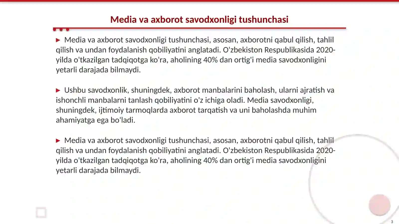 Jamiyatda media va axborot savodxonligi 3