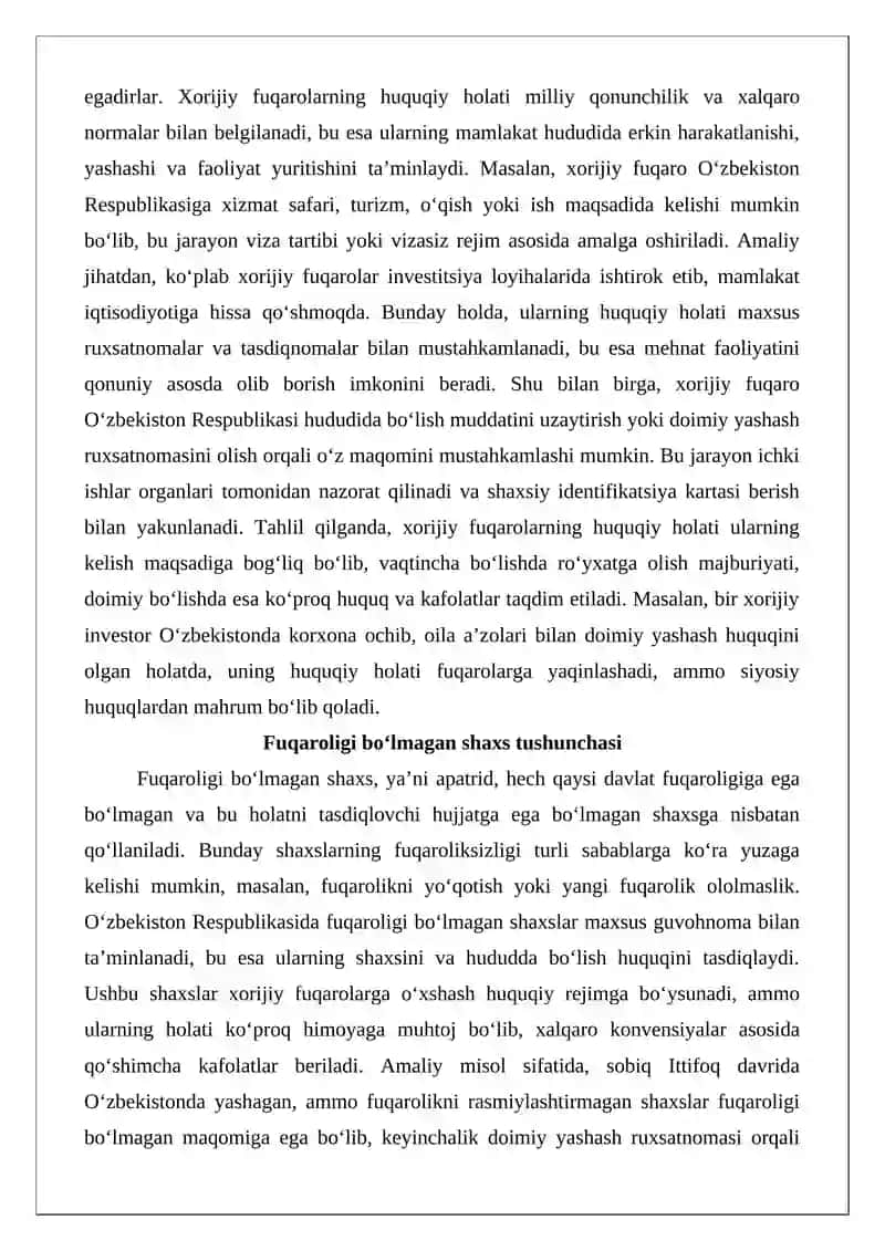 Xorijiy fuqarolar va fuqaroligi bo‘lmagan shaxslarning ma’muriy javobgarligi 3