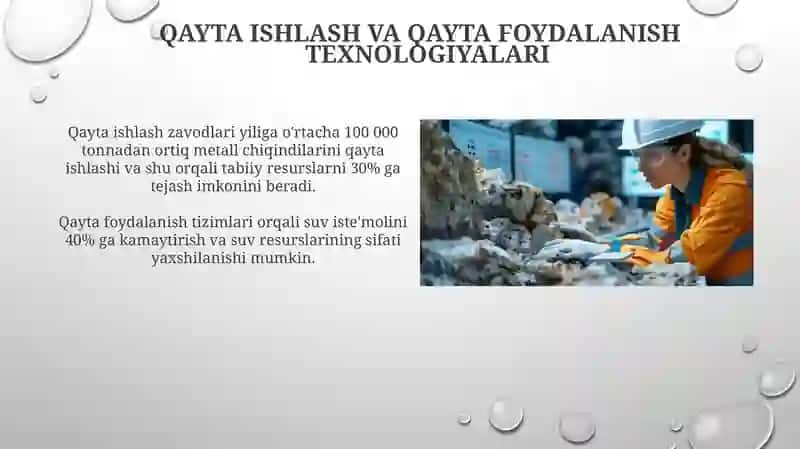 Resurstejamkor texnika va texnalogiyalar 3