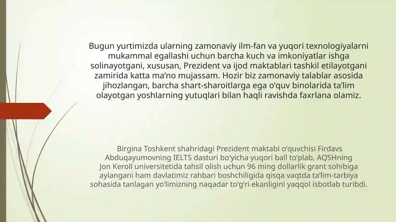 Yangi O‘zbekiston yoshlari bugunimiz va istiqbolimiz poydevori 3