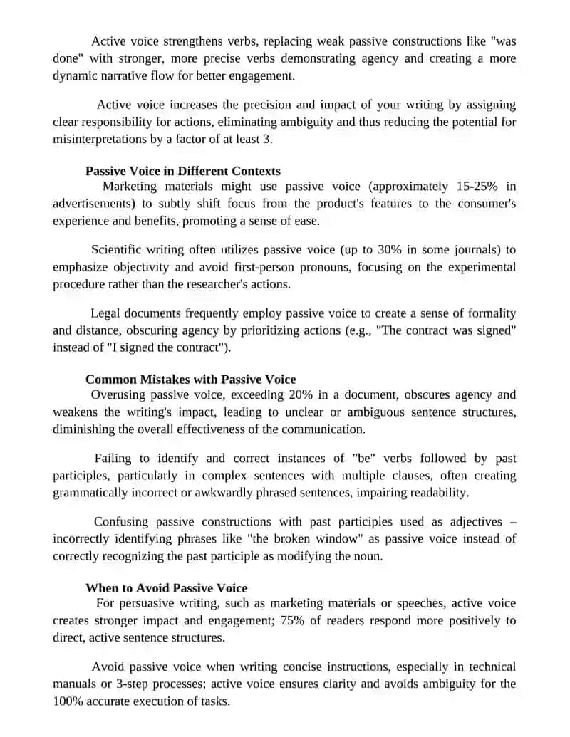 Passive voice 3