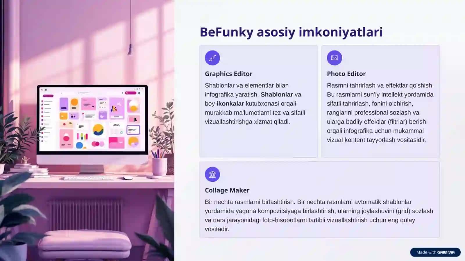 BeFunky servisi orqali professional infografika yaratish (Tayyor taqdimot) 3