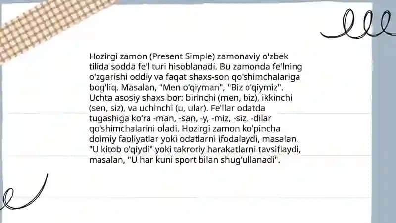 Ingliz tili zamonlari 3