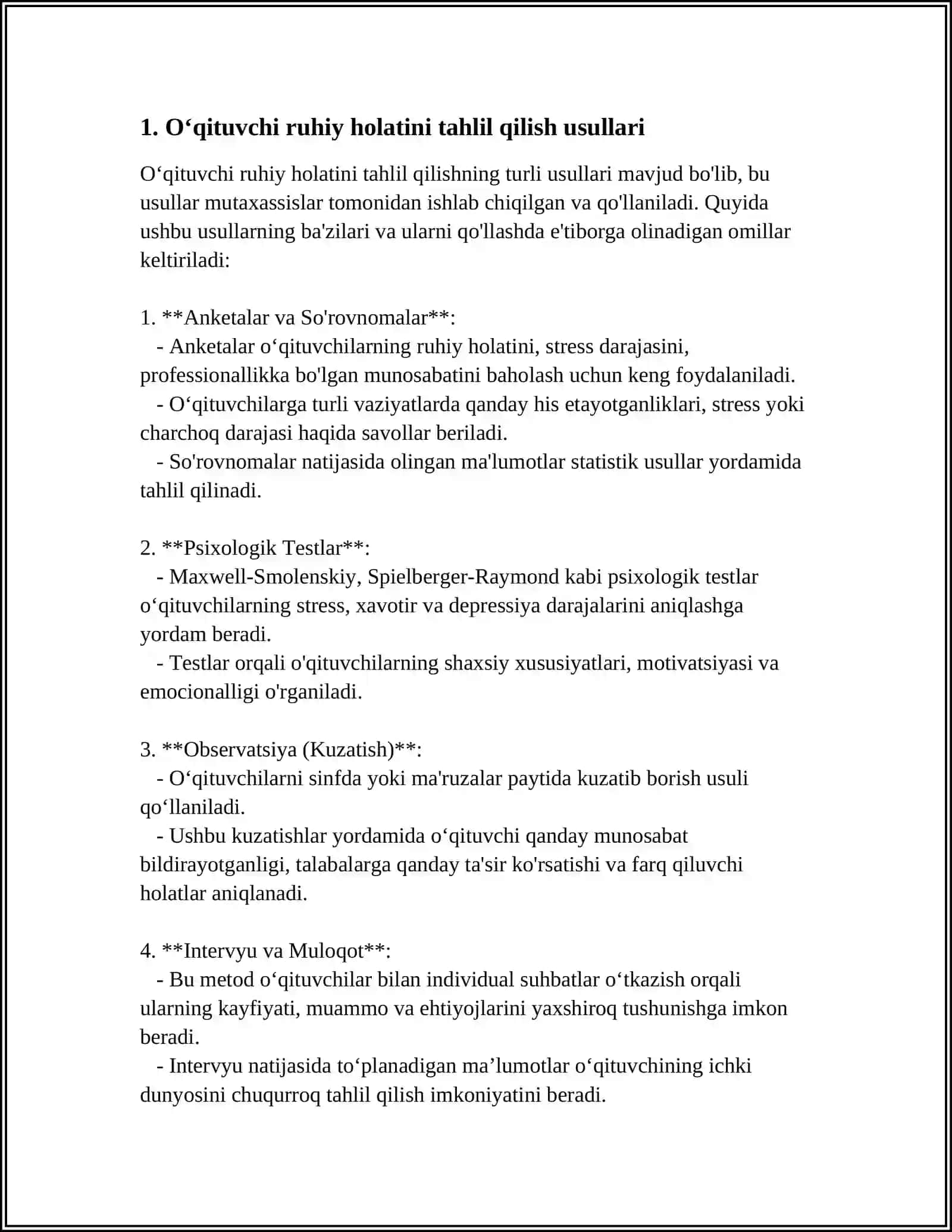 PEDAGOGIK MAHORATDA OʻQITUVCHINING OʻZ RUHIY HOLATINI BOSHQARA OLISH TEXNIKASI 3