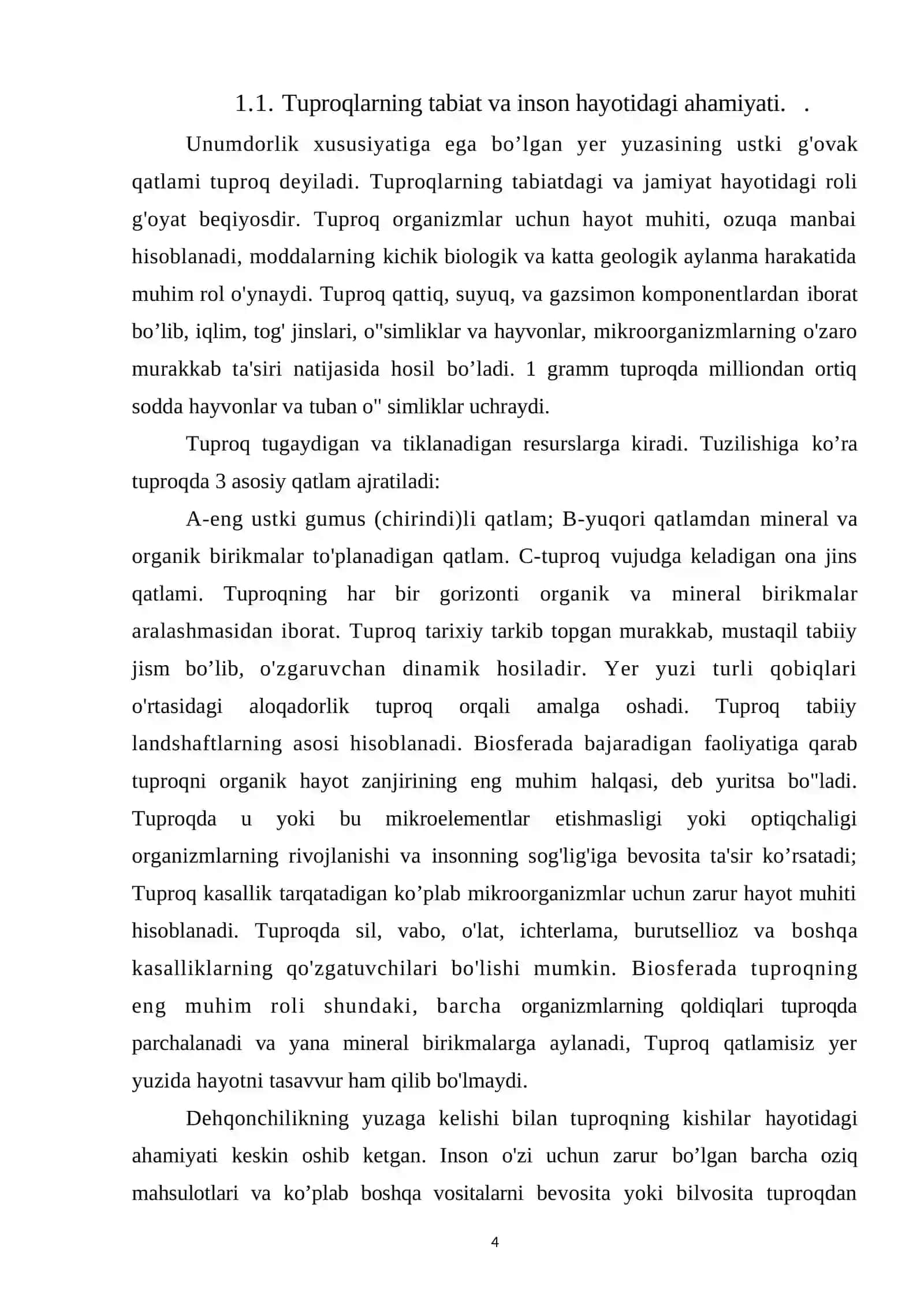 Tuproqdagi suv va uning yer yuzidagi ahamiyati 3