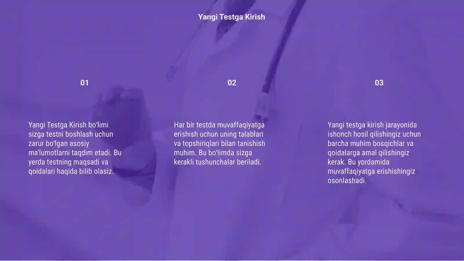 Yangi Test 3