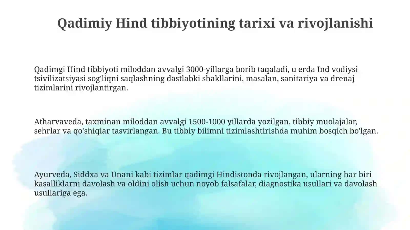 Qadimgi Hinfiston tibbiyoti 3