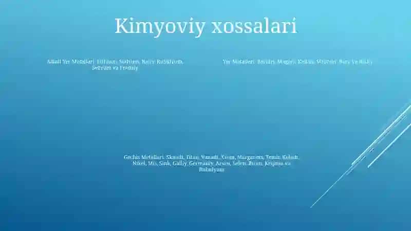 Mis, Stronsiy, Ruh, Temir, Surma, Qalay, Xrom va Alyuminiyning Taksologik Xususiyatlari 3