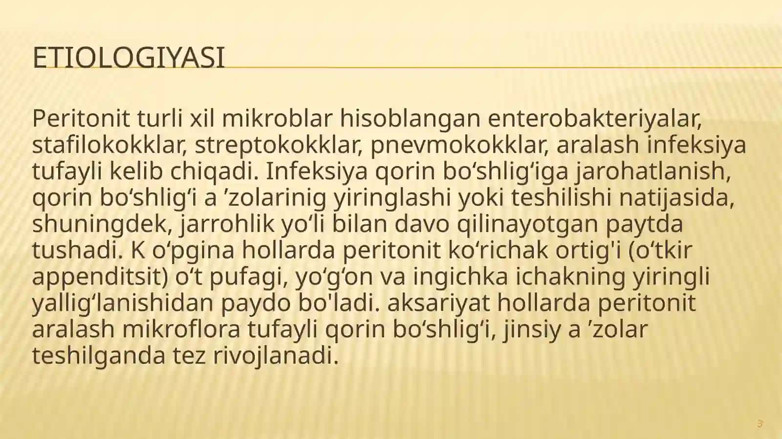 Yiringli peritonit 3