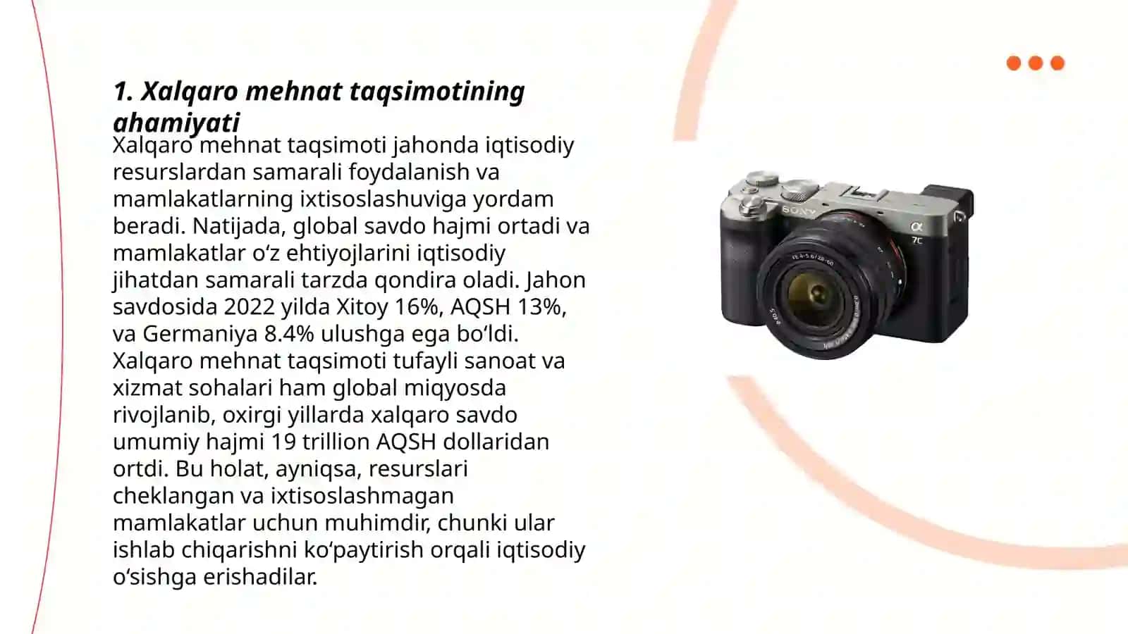 MAMLAKATLARNING XALQARO MEHNAT TAQSIMOTIDA QATNASHISHLARIGA TA’SIR QILUVCHI ASOSIY OMILLAR VA UNING RIVOJLANISH KO‘RSATKICHLARI 3