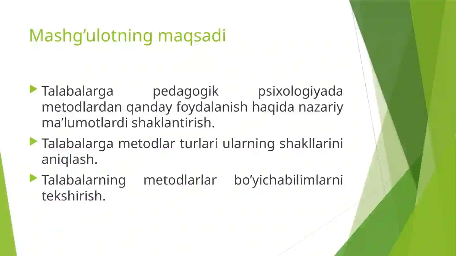 Pedagogik psixologiyada metodlardan foydlanish 3