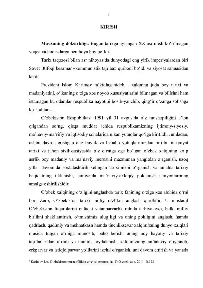 XVI-XIX asrlarda Buxoro-Rossiya munosabatlari va uning mamlakat ijtimoiy-iqtisodiy, siyosiy hayotidagi o’rni 3
