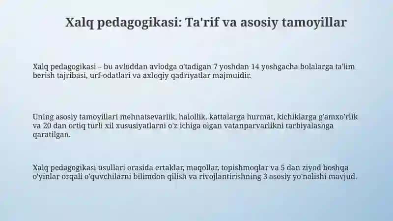 Xalqpedagogikasi-ilmiypedagogikaningasosi 3