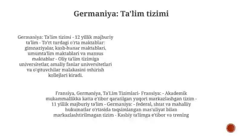 Frantsiya: Ta'lim tizimi 3
