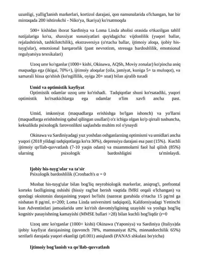 Uzoq Umrlar Psixologiyasi 3