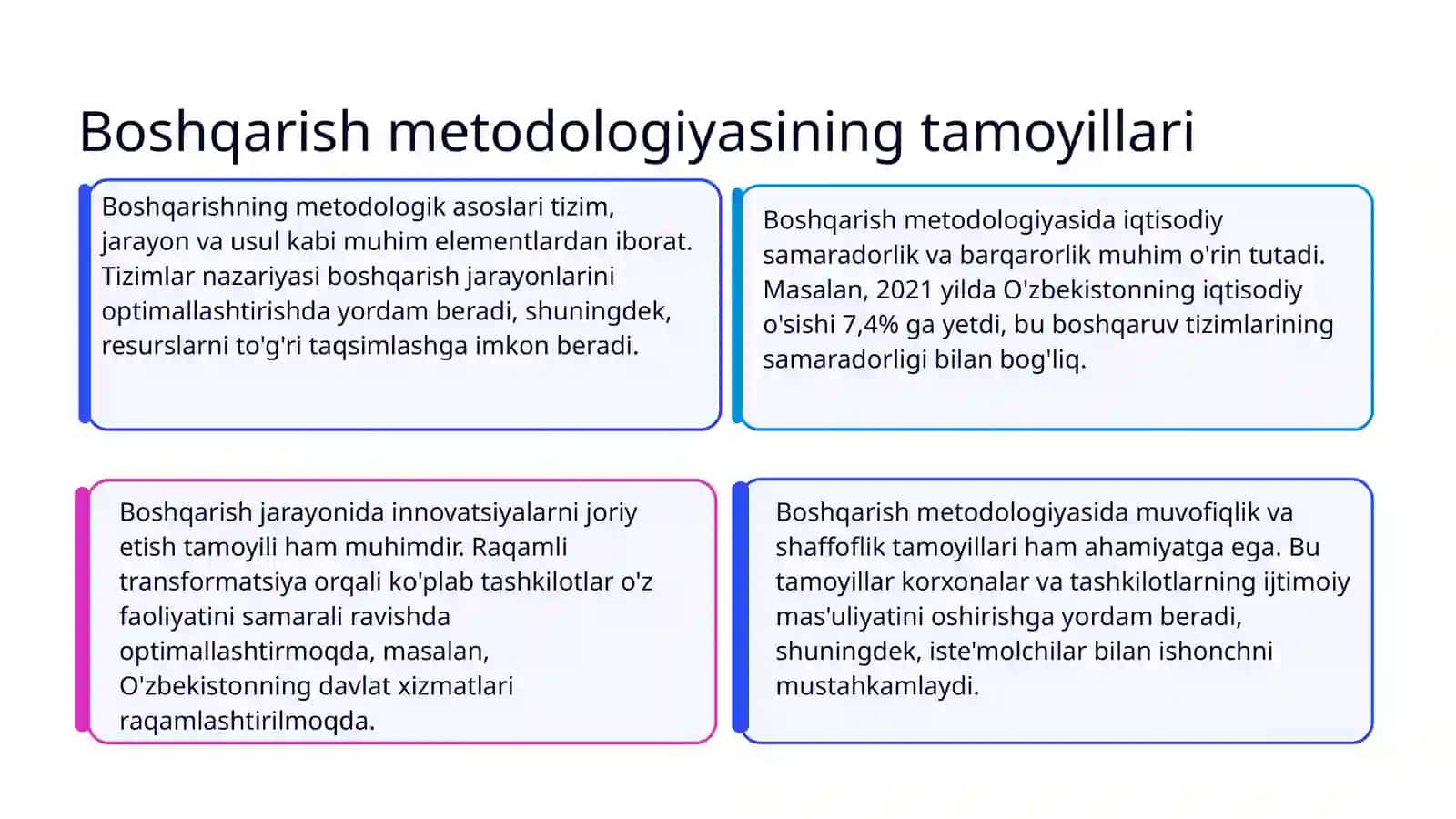 Boshqarishning metodologik asoslari 3