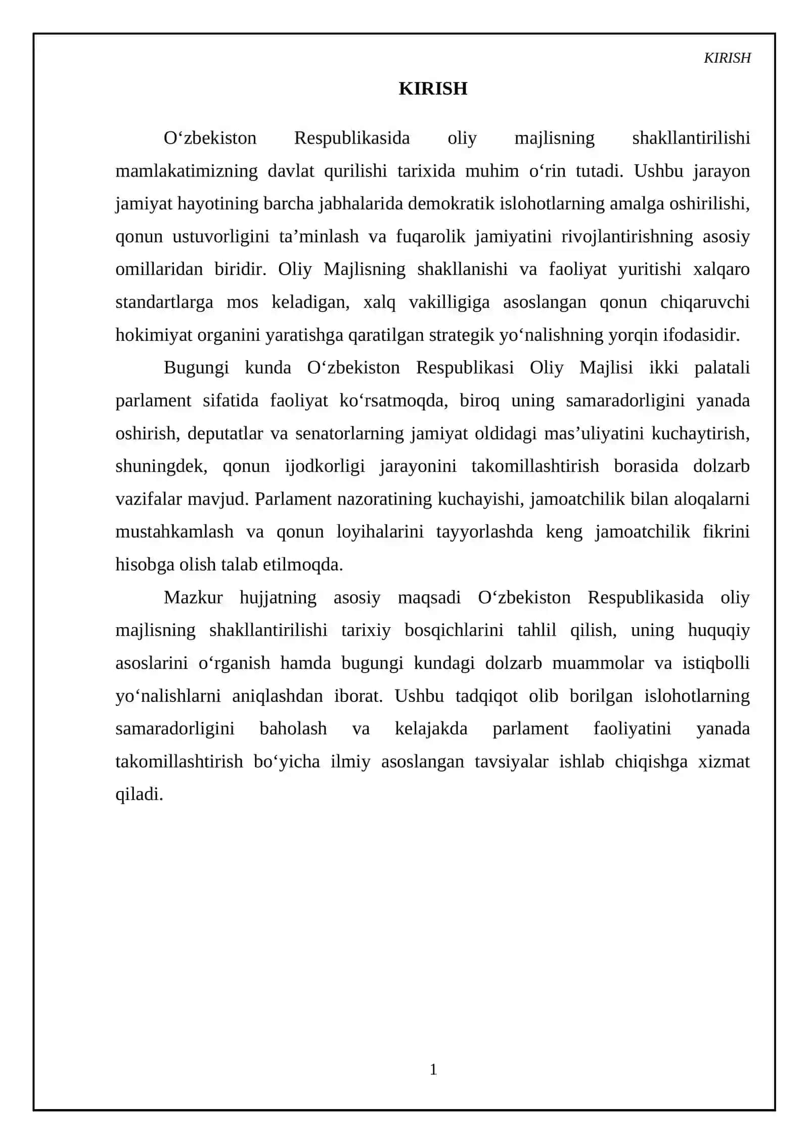 OZbekiston respublikasida oliy majlisning shakllantirilishi 3