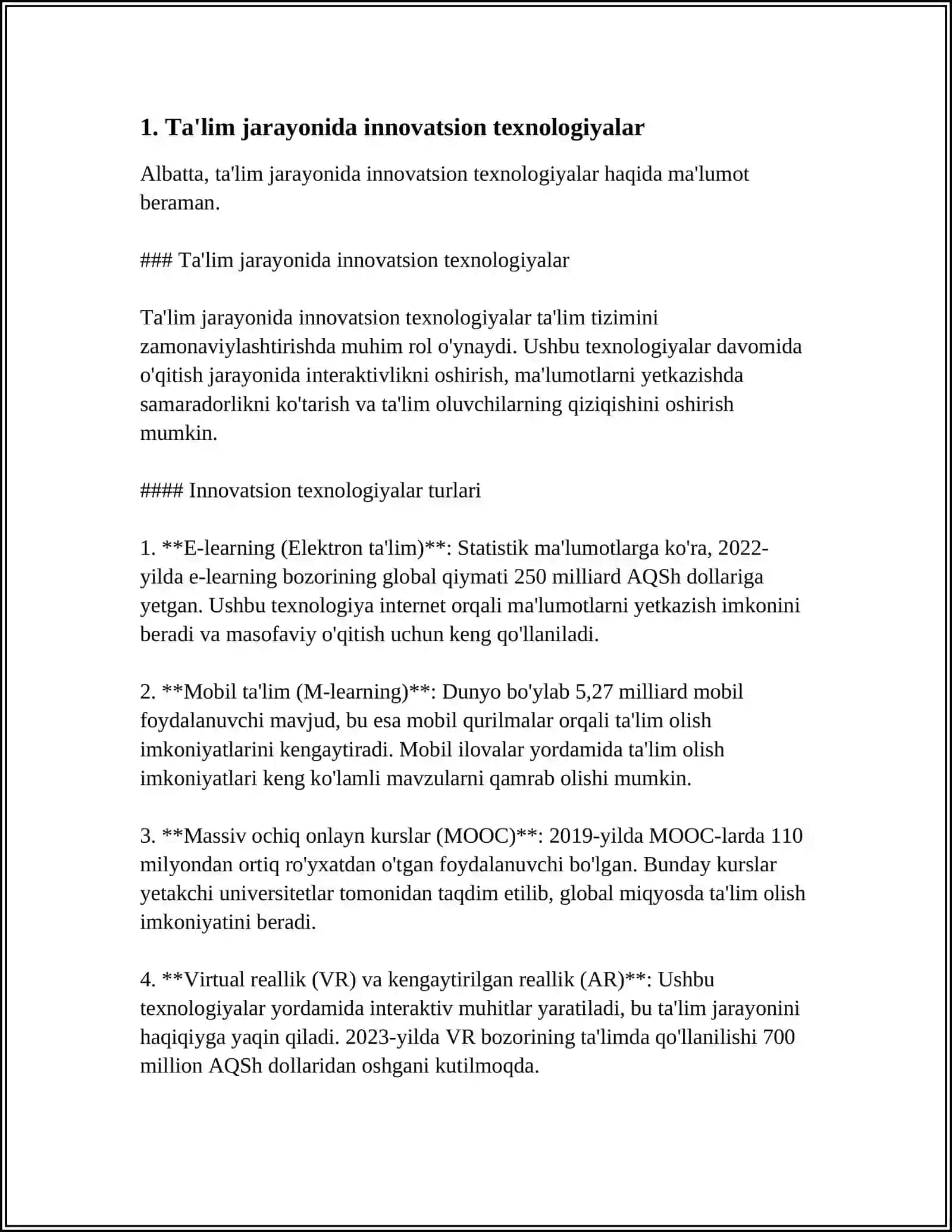 TA'LIM JARAYONINI TASHKIL ETISHGA TEXNALOGIK YONDASHUV 3
